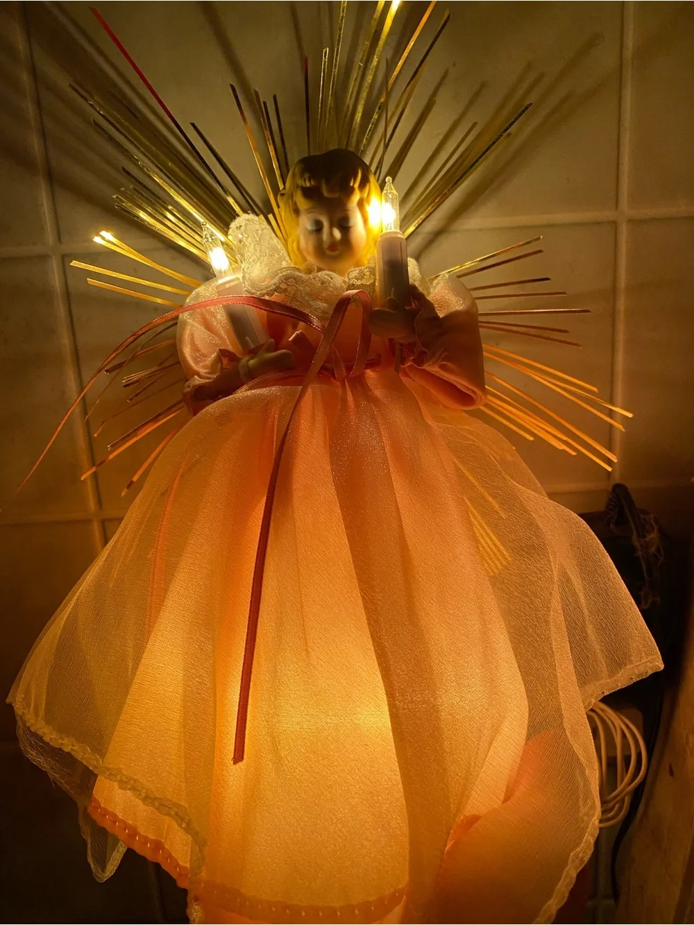 Vintage 10 Light Angel 9